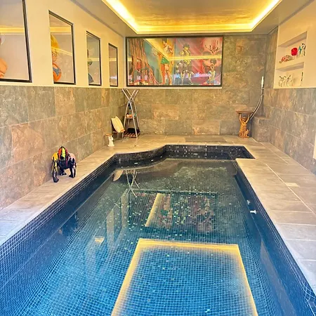 T4 Front De Mer Piscine Interieure Privee Clim Apartman Cagnes-sur-Mer