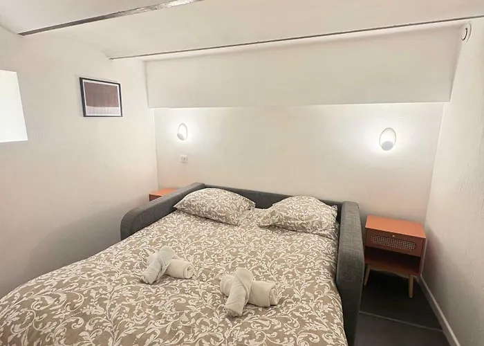 Apartmán T4 Front De Piscine Interieure Privee Clim